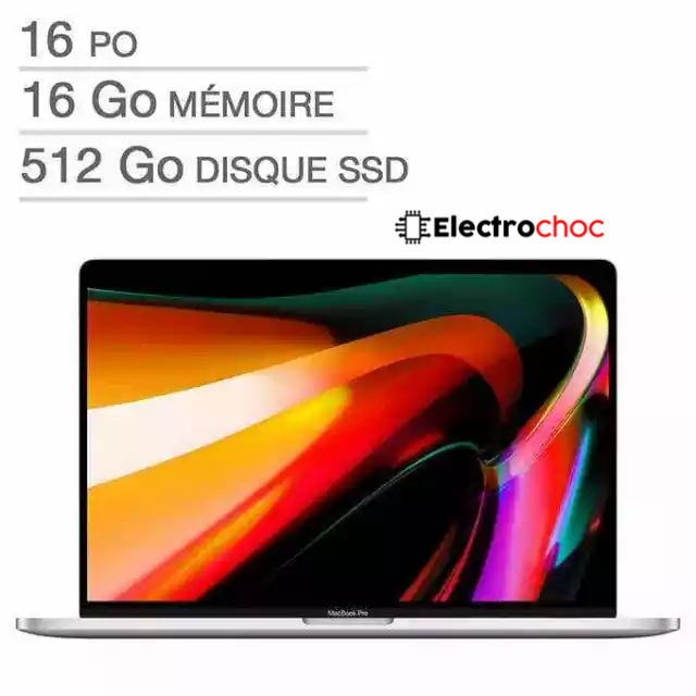 Apple MacBook Pro 13.3'' M1 256Go SSD 8Go Argent - français  Produit Neuf   - MYDA2C/A - Magasin Electro Choc
