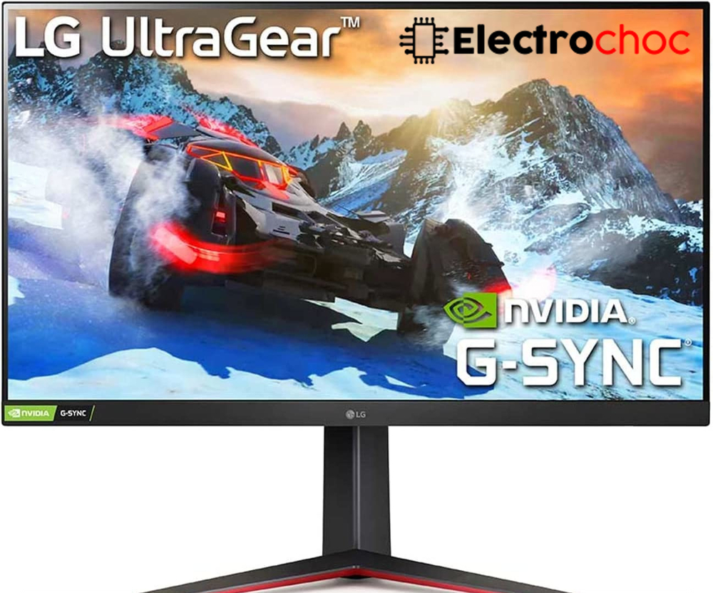Ecran PC Gamer de LG de 32 avec prise en charge de la technologie G-SYNC  de NVIDIA et FreeSync Premium d'AMD - 32GN63 - Magasin Electro Choc