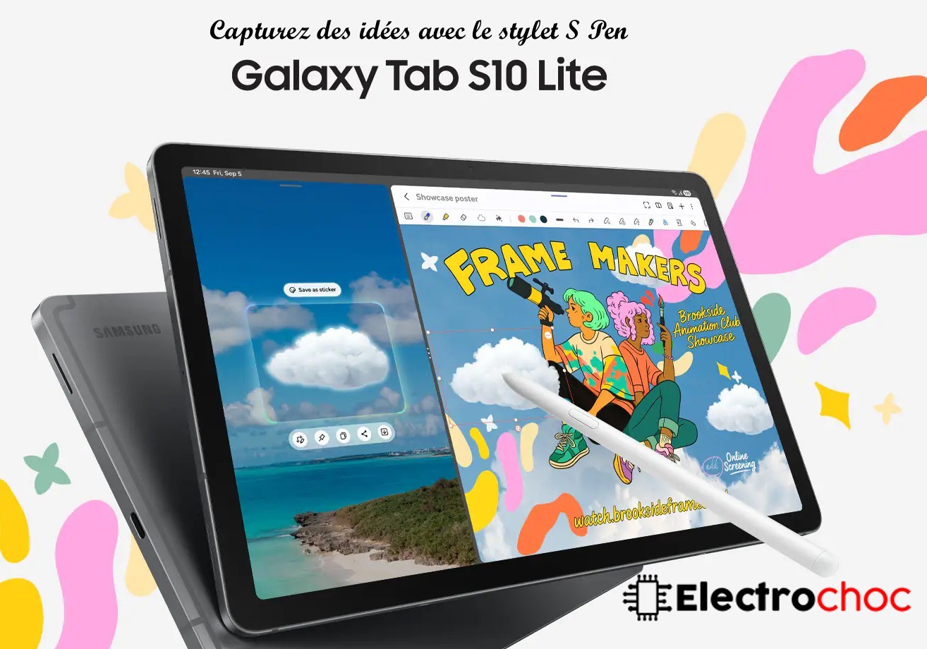 Tablette Android SAMSUNG Galaxy Tab S10 Lite 10.9 128 Go Gris