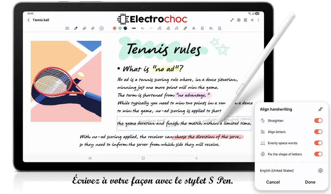 Tablette Android SAMSUNG Galaxy Tab S10 Lite 10.9 128 Go Gris – Image 4